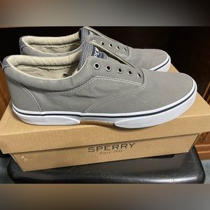 Sperry Halyard LL SW color Ash Grey size 10 Men’s